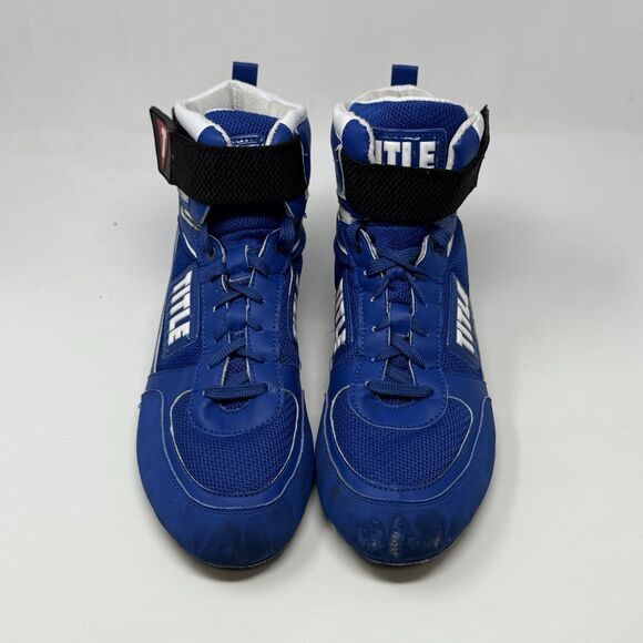 Title Boxing Box-Star Incite Elite Shoes Mens 11.5 Royal Blue White High Top - Picture 6 of 16